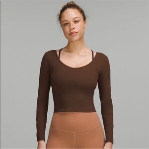 Lululemon brown align long sleeve